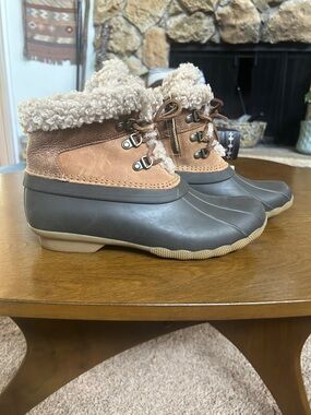 Women’s Sperry Sherpa-Trim Duck Boots